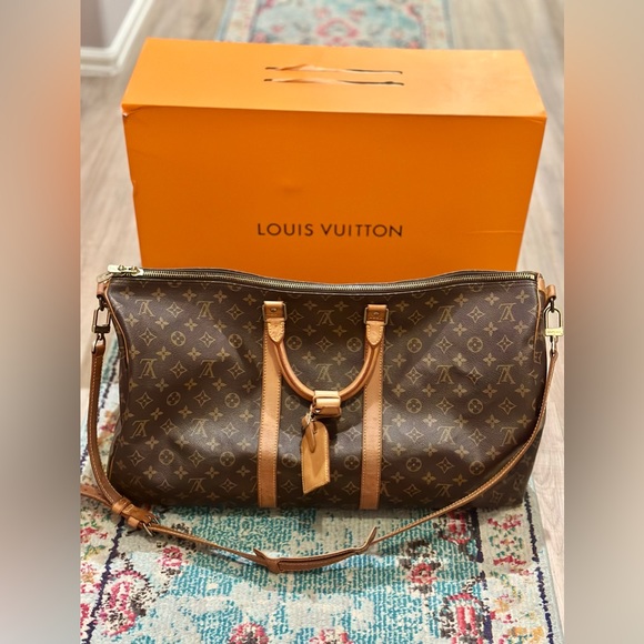 SOLD Louis Vuitton Keepall 55 Bandouliere - Picture 15 of 16